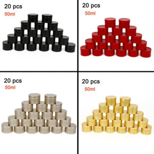 20pcs 50ml Candle Making Tins Empty Storage Organizer Jar with Lids for DIY Gift - Foto 1 di 10