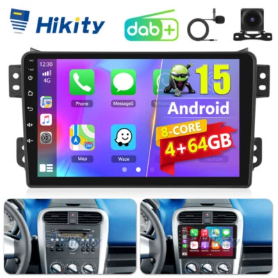 DAB+ 8-Core CarPlay Android15 Radio Für Suzuki Splash Opel Agila B GPS Navi WIFI - Bild 1 von 4