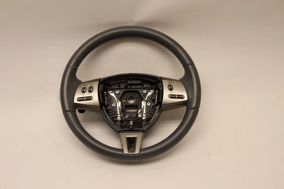 2007-2015 JAGUAR XK STEERING WHEEL LEATHER TAN W/ CONTROL SWITCH OEM - Image 1 of 4