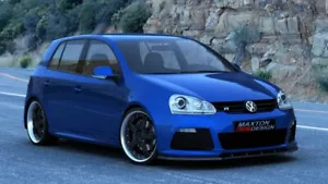 Difusor Frontal Difusor Diseño Maxton Brillo Negro Abs para VW Golf Mk6 R20 - Imagen 1 de 1