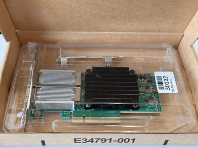 MELLANOX MCX414A-GCAT ConnectX-4 CX414A  EN 2 port QSFP28 50GbE Network HBA - Image 1 of 3