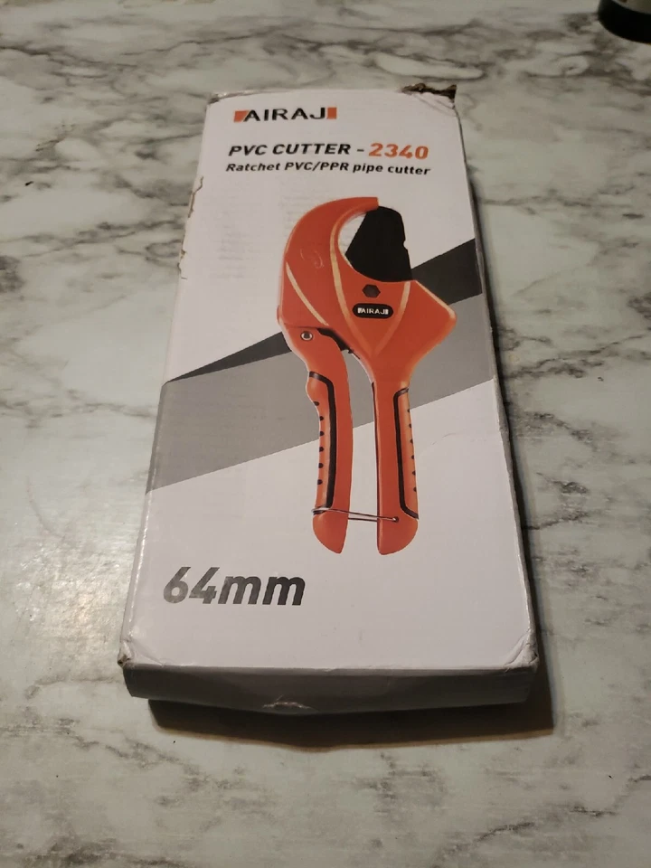 NEW AIRAJ 2340 21/2" PVC PEX PPR PLASTIC RATCHET PIPE CUTTER FREE Shipping - Image 1 of 1