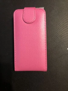 Mymo Magnetic Flip Case For Samsung Galaxy Ace 4 Colour Pink - Picture 1 of 2