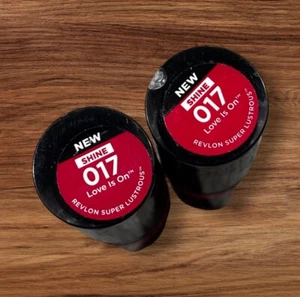 2 New Sealed Revlon Super Lustrous Lipstick, #017 Love Is On - Picture 1 of 3