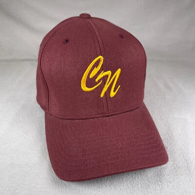 Gorra de béisbol Pacific Pro Series para hombre mediana - XL 7 3/8 - 8 roja FlexFit logotipo CN Foto 1 de 4