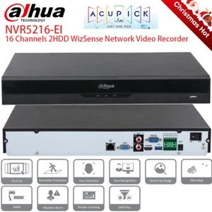 16CH NVR Dahua NVR5216-EI 32MP 2HDD WizSense 384 Mbps AcuPick SMD Plus US - Picture 1 of 1
