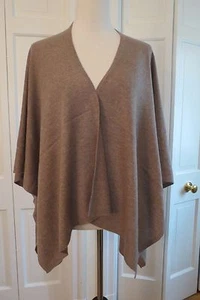   Nice Magaschoni Cashmere Wrap Poncho – Oatmeal - NWT - $348 - Picture 1 of 6