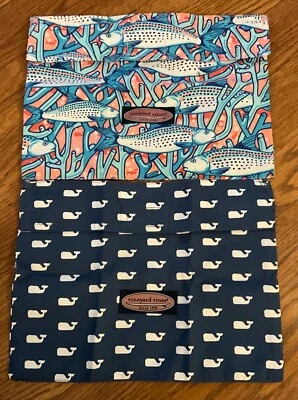 VINEYARD VINES NADAR PLAYA VIAJE ACCESORIOS BOLSA ALMACENAMIENTO BOLSA LOTE DE 2 NUEVO Foto 1 de 4