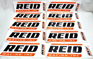 REID Racing Inc Race Transmission NHRA NMCA Contingency Decal Sticker LOT OF 10 - Picture 1 of 2