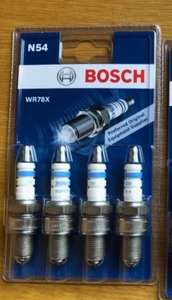 4 x BOSCH Spark Plug Quality OE Replacement N54 / WR78X - Picture 1 of 3