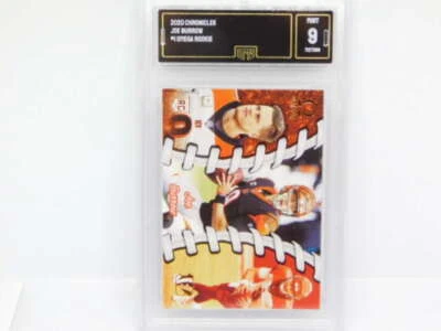 2020 Panini Chronicles Omega Rookie RC #O-1 Joe Burrow Cincinnati Bengals GMA 9  - Image 1 of 2