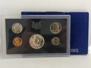 1968 American Proof Set with COA  Coins Struck at U.S. Mint - Picture 1 of 2