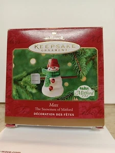 2000 Hallmark Max the Mitford Schneemann Weihnachtsschmuck - Bild 1 von 1