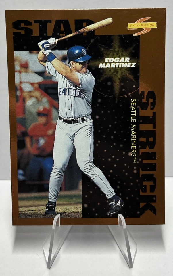 Edgar Martinez 1996 Score Dugout Collection Star Struck #101 Seattle Mariners - Image 1 of 2