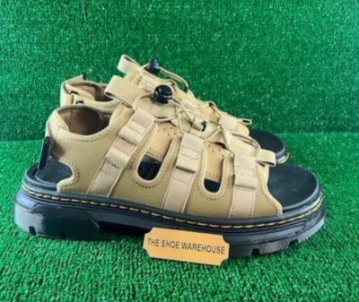 Sandalias Dr Martens Jericho Marrón Claro Informales Exterior Verano Gladiador Talla 12 Foto 1 de 4