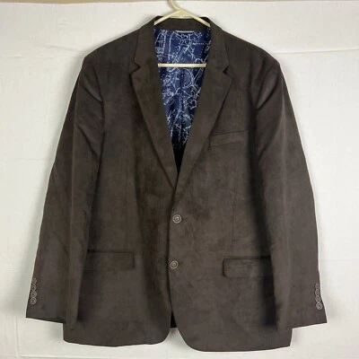 Traje Chaqueta Blazer Nautica Para Hombre Marrón Gamuza Como Poliéster Talla 46 Regular Foto 1 de 4