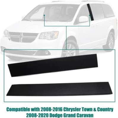 2* Front B Pillar Molding Trim For Chrysler Town & Country Dodge Grand Caravan - Image 1 of 4