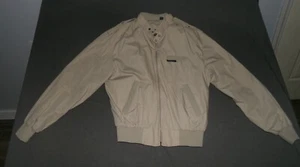 VTG Members Only Jacket Mens Size 40 Full Zipper Tan Retro Pockets - Picture 1 of 9