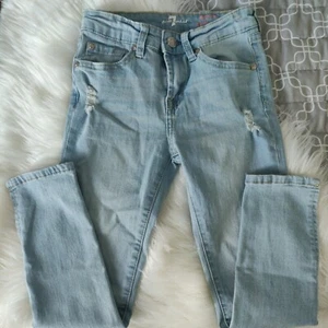 7 For All Mankind Ankle Skinny Jeans - Girls Size 10 - Picture 1 of 7
