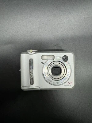 Casio QV R52 5,0 MP Digitalkamera - Silber - Bild 1 von 4