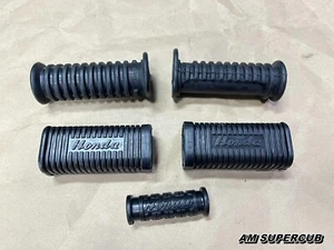 HONDA C110 CA110 C111 C115 Rubber Set Foot rest & Pillion step & Kick Statter HM - Picture 1 of 6