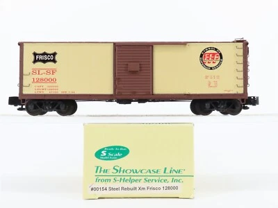 S Scale S-Helper Service Showcase Line 00154 SL-SF Frisco Box Car #128000 - Image 1 of 4