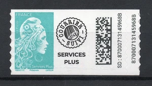 TIMBRE AA 2226 - AUTO-ADHESIF - NEUF MARIANNE D'YZ L'ENGAGEE - SERVICE PLUS - Photo 1/1