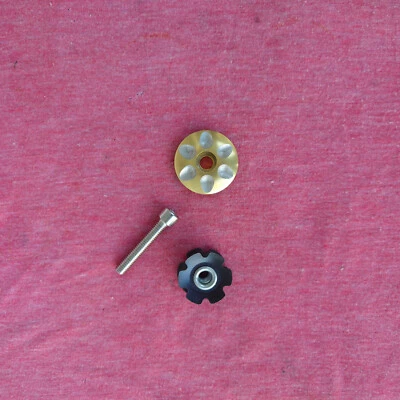 Bike Bicycle Handle Bar Headset Stem Star Nut 28.6mm Head Tube Aluminum Top Cap - Image 1 of 4