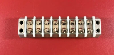 KULKA 38TB8 TERMINAL BOARD 8 POSITION BARRIER TYPE - Image 1 of 4