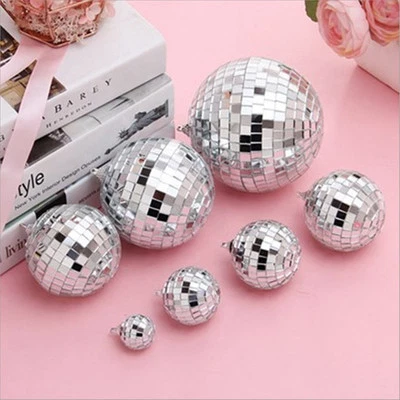 Disco Mirror Ball Ball High Quality Lighting Effect Sliver Glitter Ball - Image 1 of 4