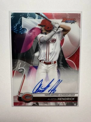 2020 Bowman's Best Austin Hendrick Best of 2020 Auto #B20-AH - Image 1 of 2