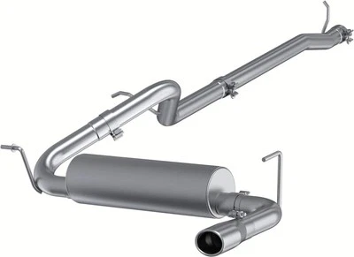 MBRP 2,5" CAT-Back salida trasera única con punta SS para Jeep Wrangler JK 2012-2018 3,6 L Foto 1 de 4