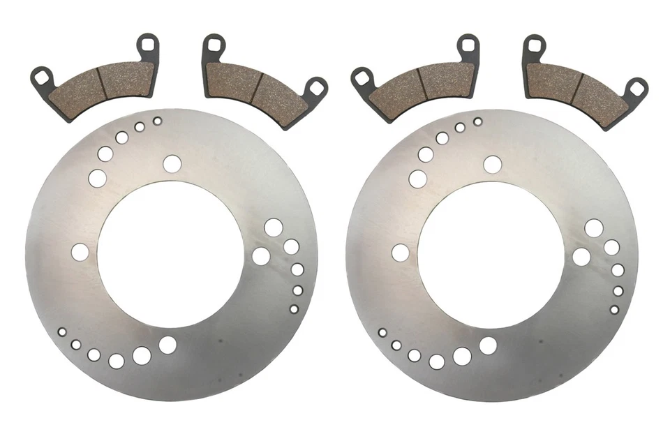 Rotores y pastillas de freno de disco delanteros para Polaris RZR-4 800 900 y Ranger Crew 800 y 900 Foto 1 de 1