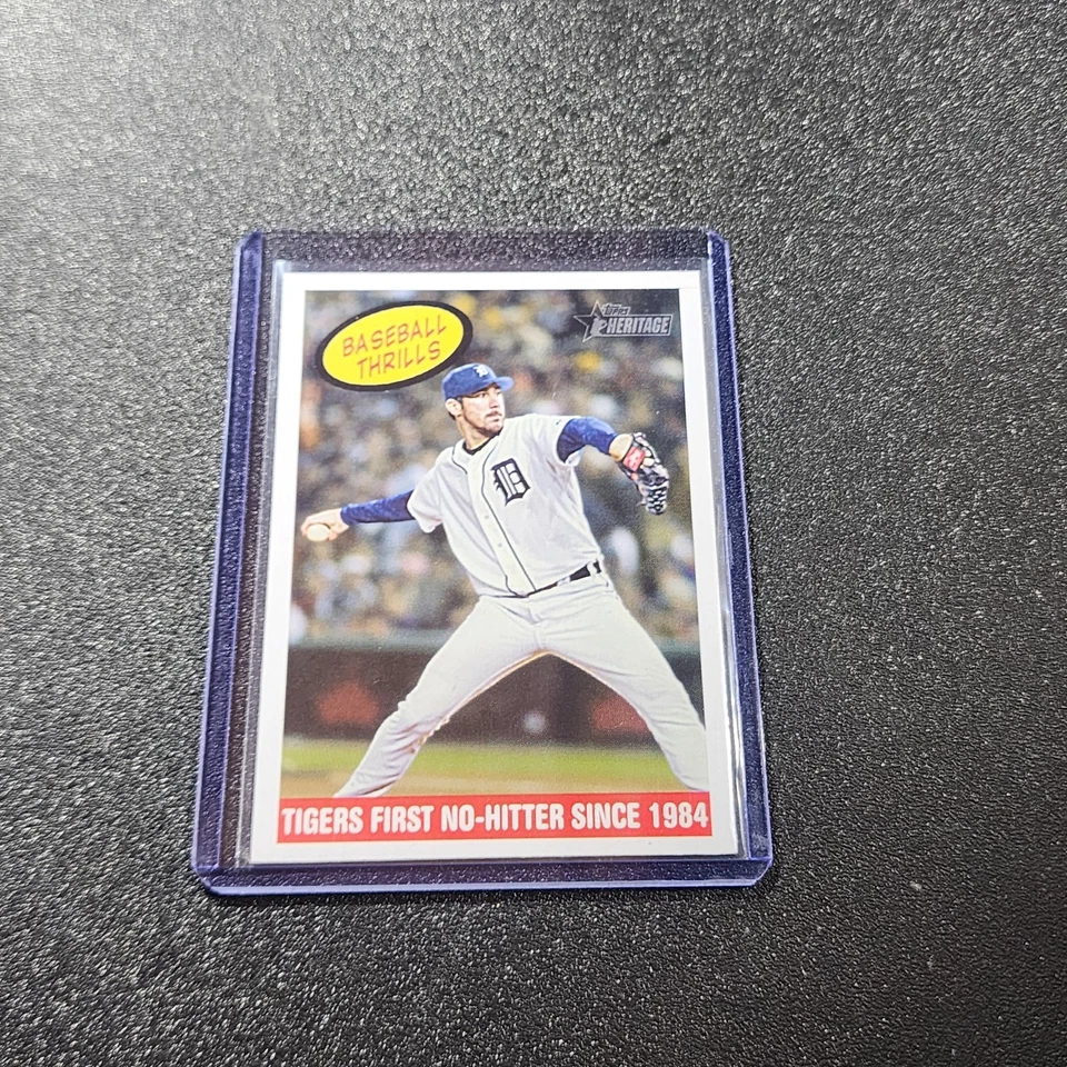 2008 Topps Justin Verlander 370 Baseball Thrills - Image 1 of 2