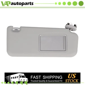 Right Side Gray Sun Visor For 06-13 Toyota RAV4 With Sunroof 74310-42452-B2 - Picture 1 of 24