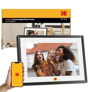 KODAK 10.1 Inch WiFi Digital Picture Frame,1280x800 HD IPS Touch Screen, Black - Picture 1 of 4