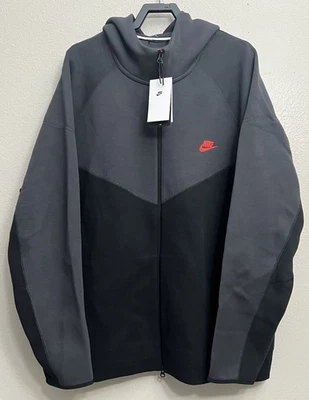 Nike Tech Fleece Windrunner Hoodie Sweater Size XXXXL Tall FB7921 013 4XLT New - Image 1 of 4