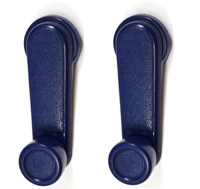 fits 1986 to 1997 Nissan Pickup Window Crank Handle Left and Right Blue - Изображение 1 из 3