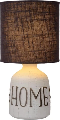 Cosby Lampada Da Tavolo, Ceramica, Marrone, Ø 16,5 Cm, E14, Max 40 Watts - Immagine 1 di 4