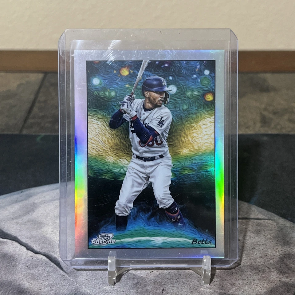 Mookie Betts - 2023 Topps Cosmic Chrome Stars in the Night #STN-11 - LA Dodgers - Image 1 of 1