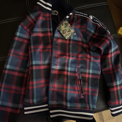 Bape Checkered Jacket- L - Image 1 of 4