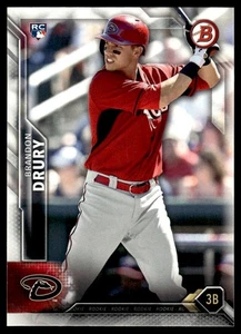 2016 Bowman Brandon Drury Rookie Arizona Diamondbacks #137 - Picture 1 of 2