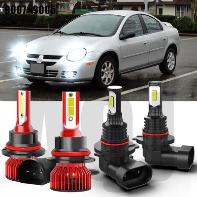 For Dodge SX 2.0 2003-2005 Combo LED Headlight Bulb Hi/Lo+ Fog Lamp white Foto 1 de 4