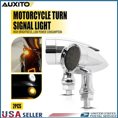 Intermitente de luz de giro LED para motocicleta para Harley Sportster Iron 1200 883 XL H Foto 1 de 4