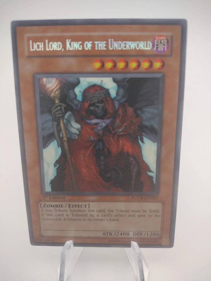 Lich Lord, King of the Underworld FOTB-EN062 Force of the Breaker 1st Edition - Image 1 of 1
