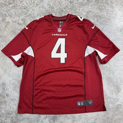 Camiseta de fútbol americano de los Arizona Cardinals para hombre 2XL roja de la NFL Kevin Kolb en el campo Nike Foto 1 de 4