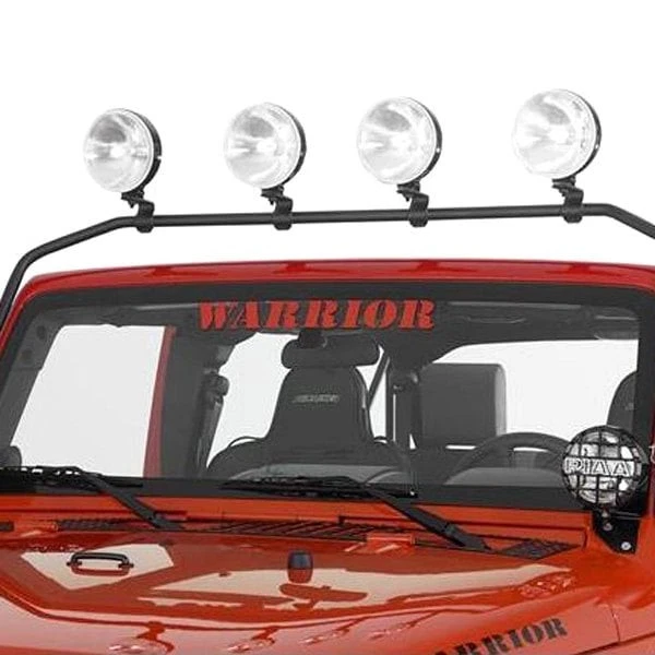For Jeep Wrangler 2007-2013 Warrior Safari A-Pillar Front Mount for 4 Lights Foto 1 de 1