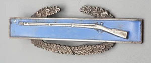 WWII Sterling Army CIB Combat Infantry Badge NEEDS REPAIR - Picture 1 of 3