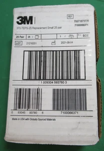 3M UltraFit 370-TEPM-25 Communication Eartips, 23 dB, Small 25x Pairs - Picture 1 of 3