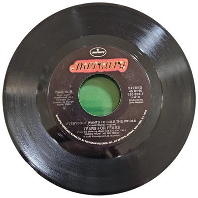 Tears For Fears Everybody Wants To Rule The World 7" 45rpm Vinyl Nm - Image 1 of 3